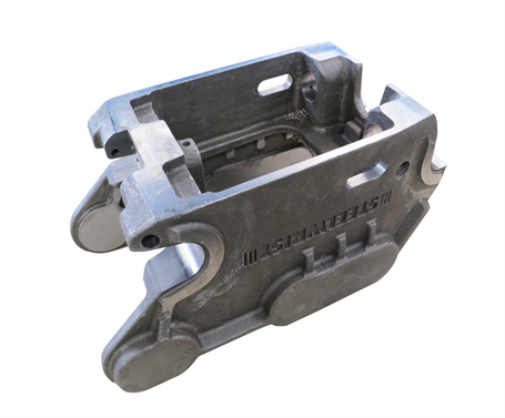 Safest coupler wedge of earthmoving machinery