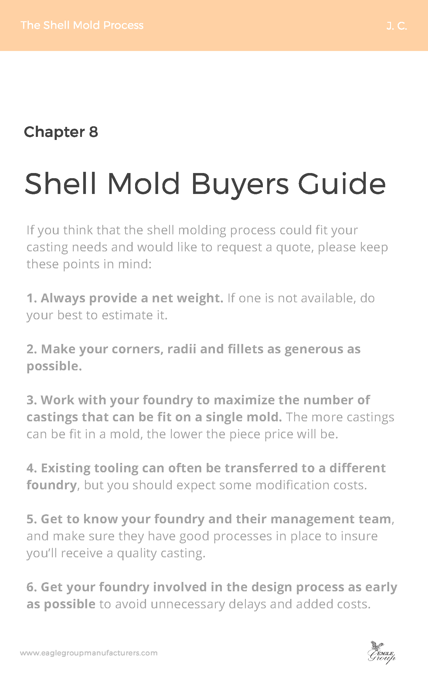 Shell Molding Process Guide- The Eagle Group(图24)