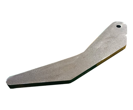 Plate support of agricultural machinery