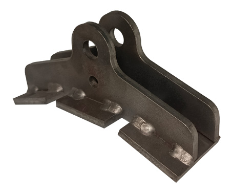 Wheel brake shoe frame of train